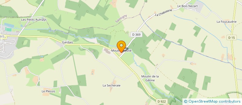 localisation de l'entreprise VOLVARIA à THIRON-GARDAIS