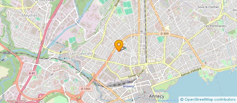 localisation de l'entreprise VOLVERIA à ANNECY