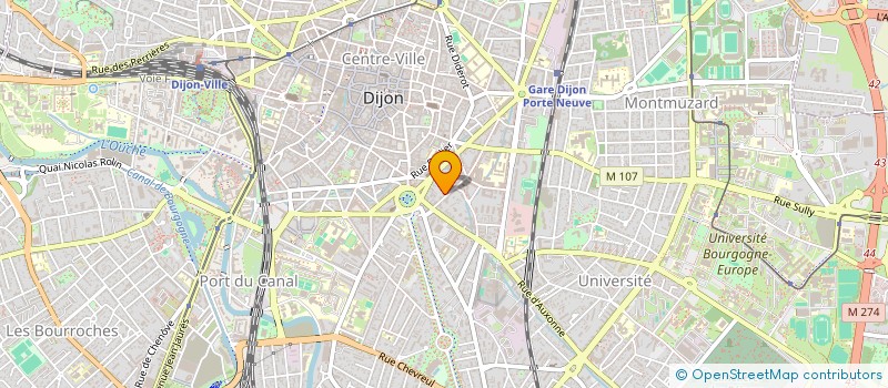 localisation de l'entreprise VOLVIC à DIJON