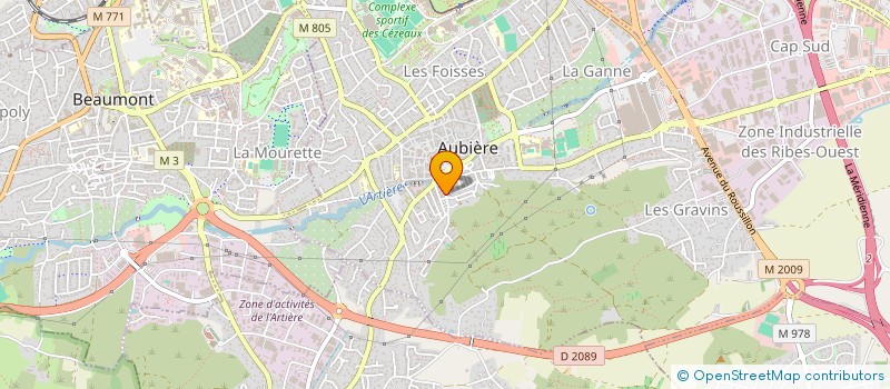 localisation de l'entreprise VOLVIK  AUBIERE