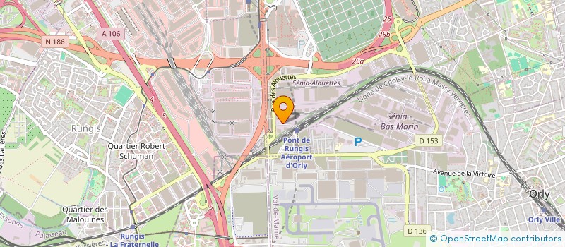 localisation de l'entreprise VOLVITRANS  THIAIS