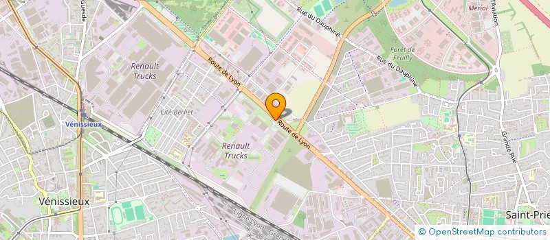 localisation de l'entreprise VOLVO ACADEMY  SAINT-PRIEST