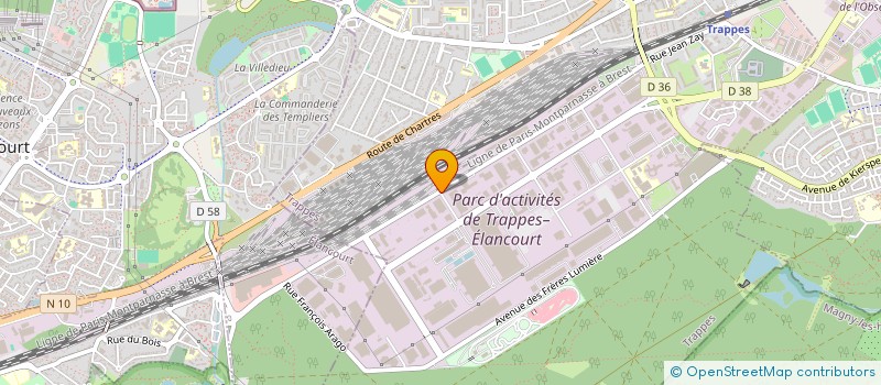 localisation de l'entreprise VOLVO CONSTRUCTION EQUIPMENT FRANCE à TRAPPES