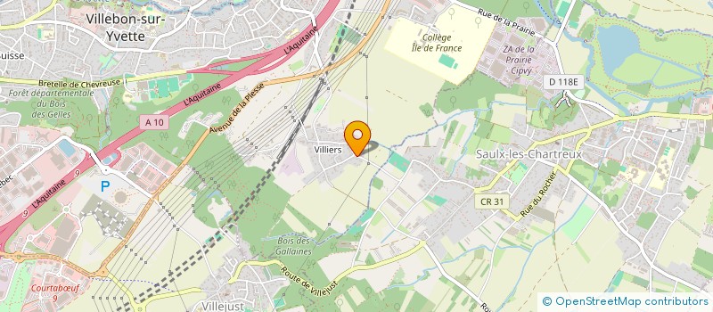 localisation de l'entreprise VOLYART à VILLEBON-SUR-YVETTE
