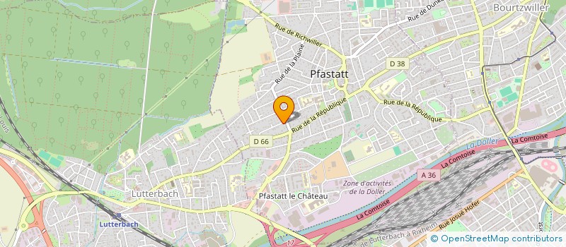 localisation de l'entreprise VOLYO  PFASTATT