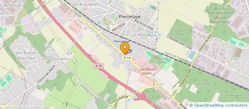 localisation de l'entreprise VOM BEAUCHAMP  PIERRELAYE