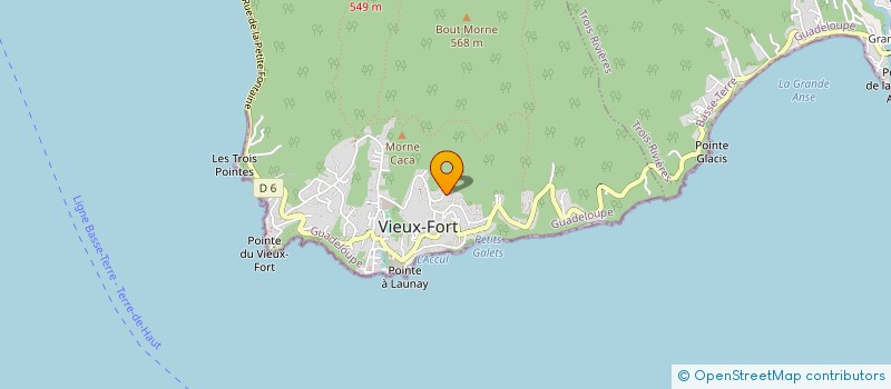 localisation de l'entreprise VOMAKASY VENCHARD - CONSEIL EN DIETETIQUE ET NUTRITION SANTE  VIEUX-FORT