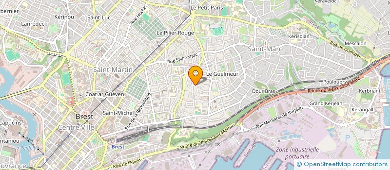 localisation de l'entreprise VOMECOUR  BREST