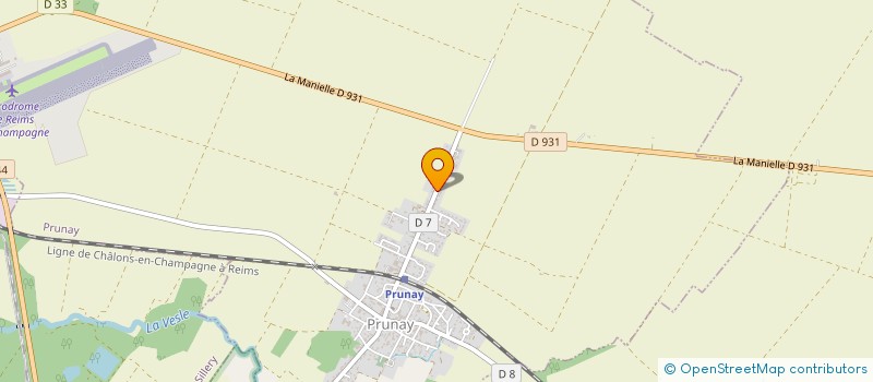 localisation de l'entreprise VOMJ  PRUNAY