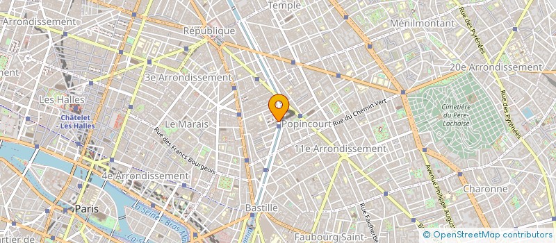 localisation de l'entreprise VON AHLEFELD SARL  PARIS