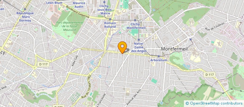 localisation de l'entreprise VON-BAT  MONTFERMEIL