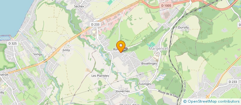 localisation de l'entreprise VON DACH M'COIFFURE  MARGENCEL