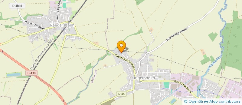 localisation de l'entreprise VON DEE  UNGERSHEIM