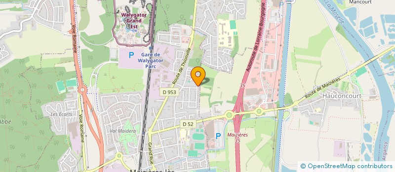 localisation de l'entreprise VON KESSEL à MAIZIERES-LES-METZ