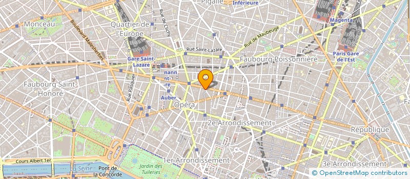 localisation de l'entreprise VONAGE LABORATOIRES S.A.R.L  PARIS