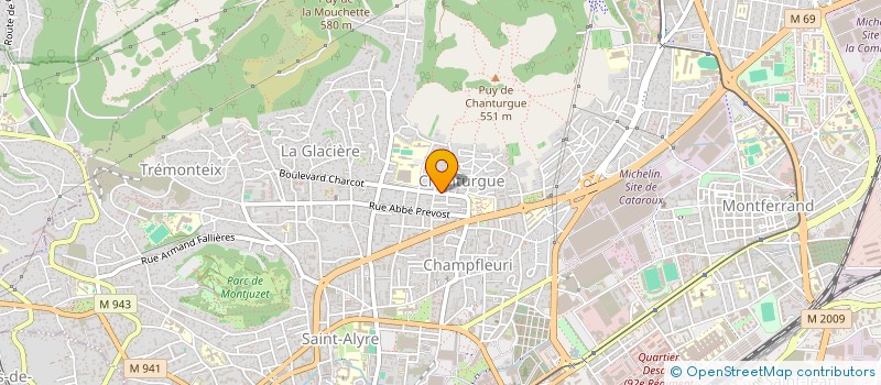 localisation de l'entreprise VONE  CLERMONT-FERRAND