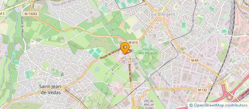localisation de l'entreprise VONE RACING MONTPELLIER à SAINT-JEAN-DE-VEDAS