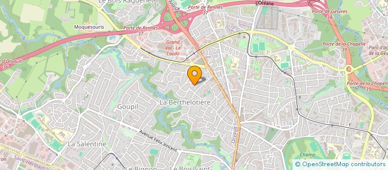 localisation de l'entreprise VONEF à ORVAULT