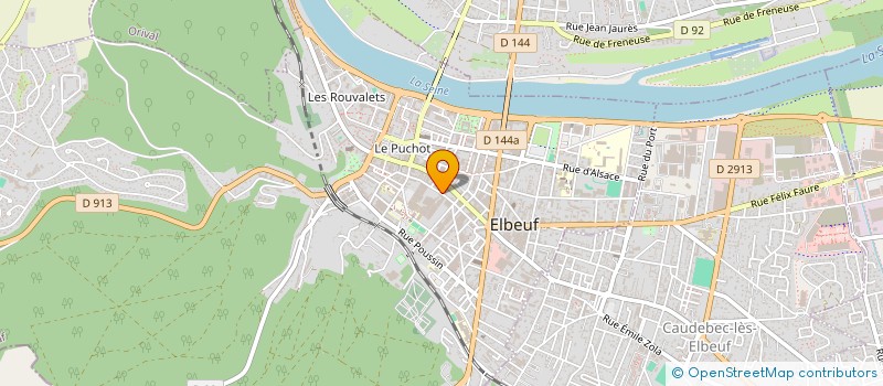 localisation de l'entreprise VONERGIE  ELBEUF