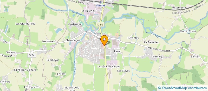 localisation de l'entreprise VONNADIS  VONNAS