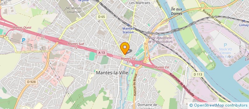 localisation de l'entreprise VONNARA  MANTES-LA-VILLE