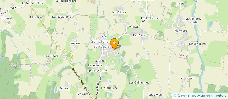 localisation de l'entreprise VONNAS MULTIMEDIA SERVICES à SAINT-JULIEN-SUR-VEYLE