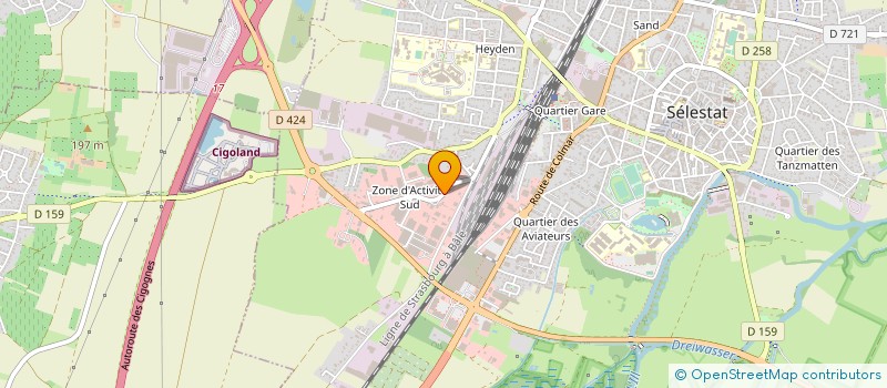 localisation de l'entreprise VONROLL HYDRO FRANCE SAS à SELESTAT
