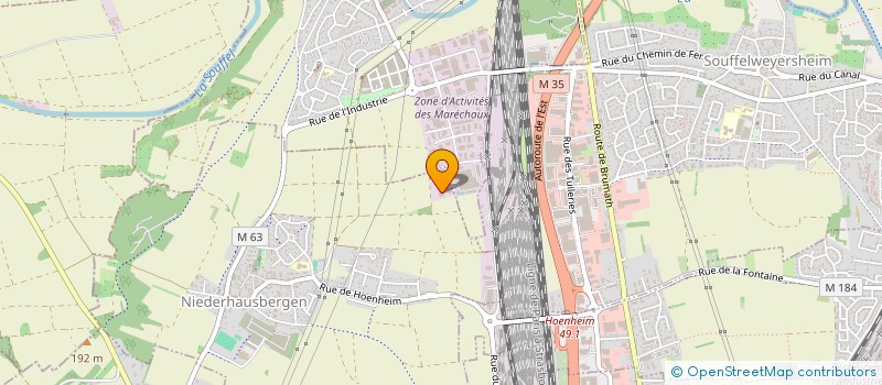 localisation de l'entreprise VONTHRON ENTREPRISES  HRDT