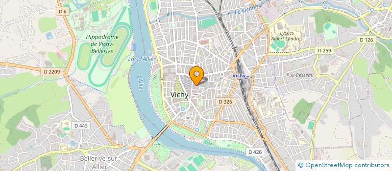 localisation de l'entreprise VOODOO CHILD à VICHY