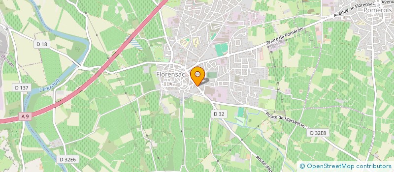 localisation de l'entreprise VOODOO CHILD  FLORENSAC