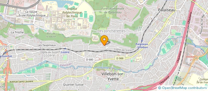 localisation de l'entreprise VOODOORAMA  PALAISEAU