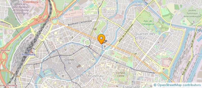 localisation de l'entreprise VOOS FRIEDEL à STRASBOURG