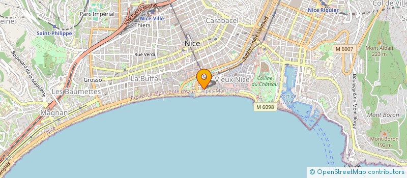 localisation de l'entreprise VOOSTER à NICE