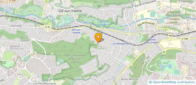 localisation de l'entreprise VOOX à GIF-SUR-YVETTE