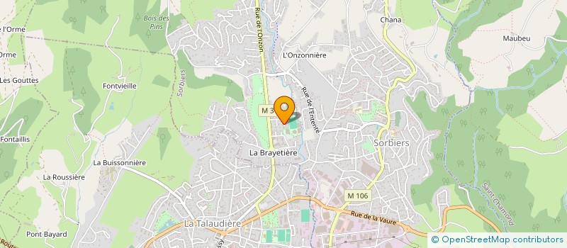 localisation de l'entreprise VOPEA  SAINT-ETIENNE