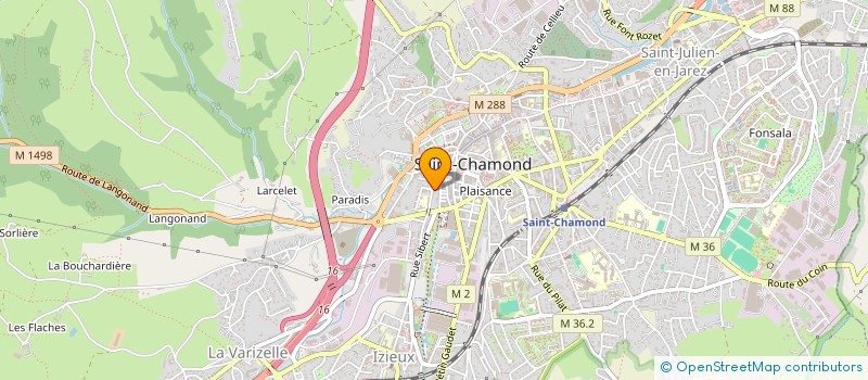 localisation de l'entreprise VOPI  SAINT-CHAMOND