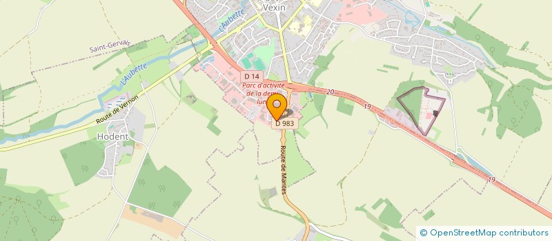 localisation de l'entreprise VOPRIE à MAGNY-EN-VEXIN
