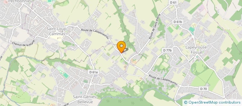 localisation de l'entreprise VOR ENVIRONNEMENT à SAINT-GENIES-BELLEVUE