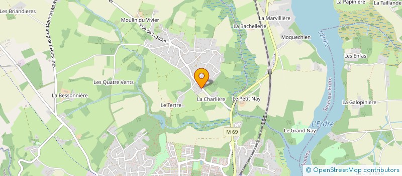 localisation de l'entreprise VORACE à LA CHAPELLE-SUR-ERDRE