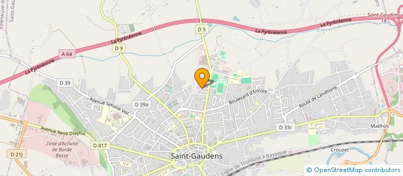 localisation de l'entreprise VORACE à SAINT-GAUDENS