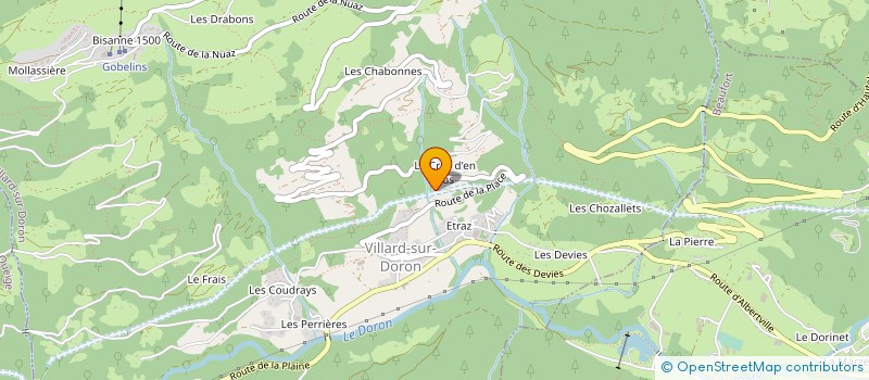 localisation de l'entreprise VORALPES  VILLARD-SUR-DORON