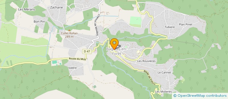 localisation de l'entreprise VOREDI CONCEPT à FREJUS