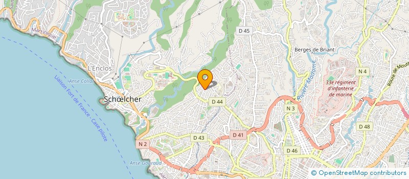 localisation de l'entreprise VOREDIS CONSULTANT  SCHOELCHER