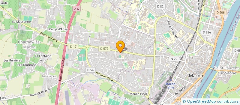 localisation de l'entreprise VOREL à CHARNAY-LES-MACON