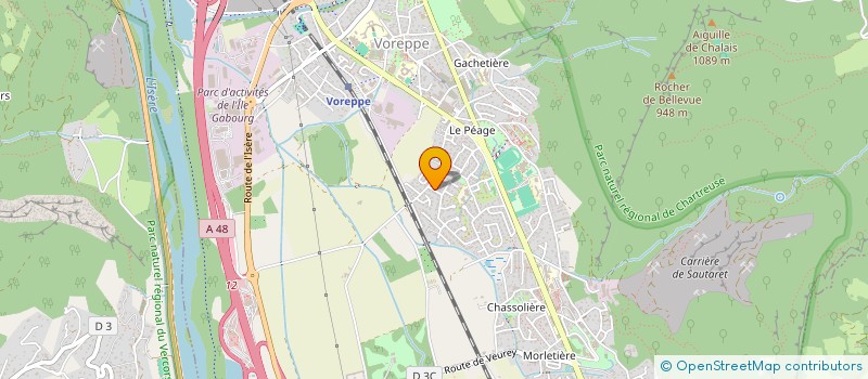 localisation de l'entreprise VOREPPE BASKET CLUB  VOREPPE