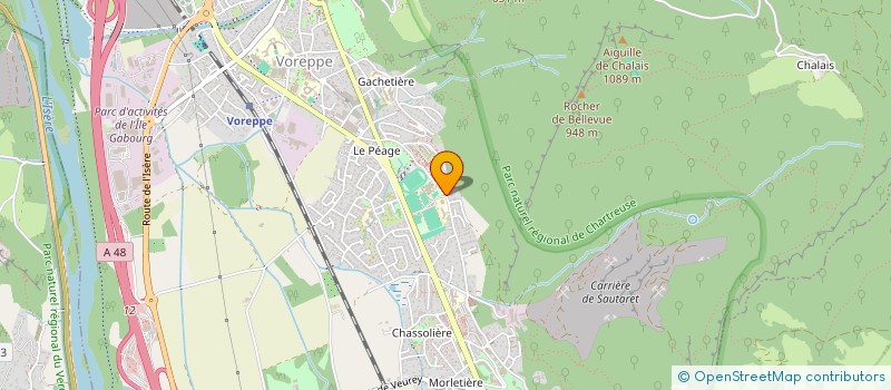 localisation de l'entreprise VOREPPE RUGBY CLUB  VOREPPE