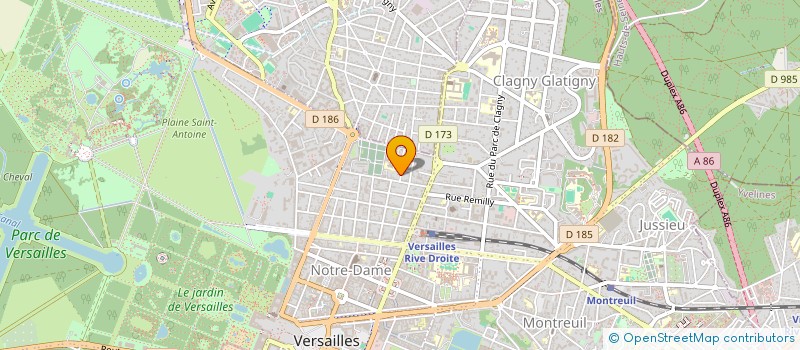 localisation de l'entreprise VORES à VERSAILLES
