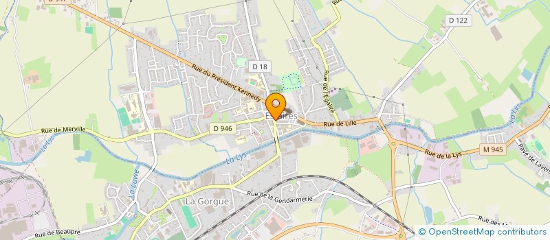 localisation de l'entreprise VOREUX MOTOS  ESTAIRES