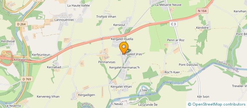 localisation de l'entreprise VORGIUM DIS à CARHAIX-PLOUGUER