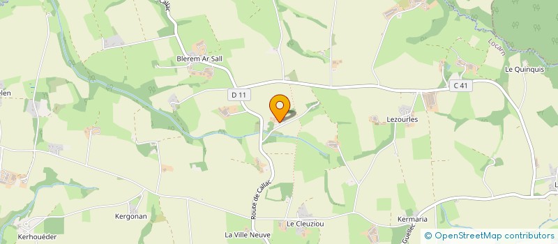 localisation de l'entreprise VORGIUM HABITAT  LE MOUSTOIR